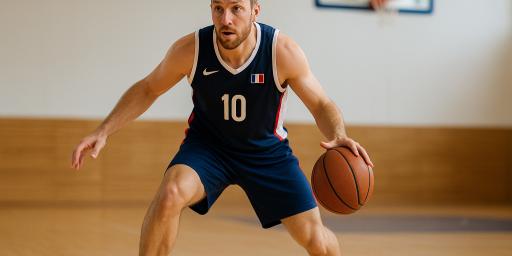 Premier pas explosif et réactivité pour basketteurs